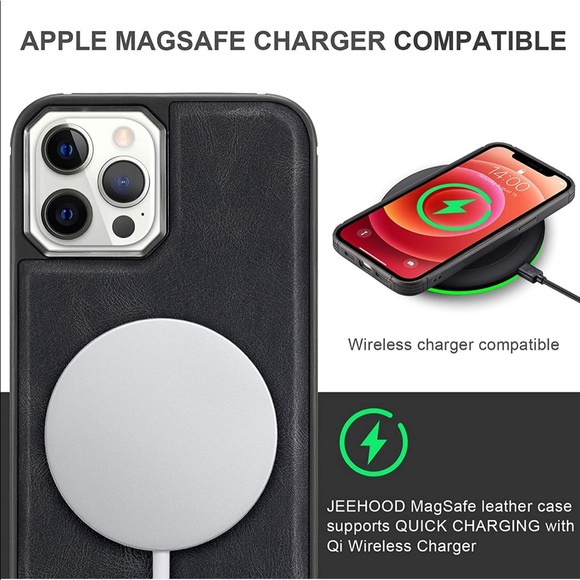 NEW! Magsafe Case for iPhone 12 and iPhone 12 Pro Detachable Wallet Kickstand - Picture 10 of 14